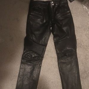 Leather pants